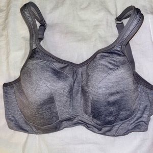 F Cup Panache Sport Bra Grey